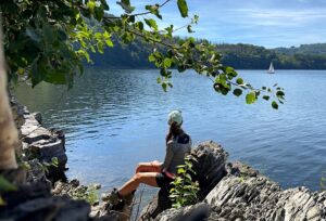 Inspiração 1 Vista sobre o lago Rursee durante uma aventura de packrafting na Alemanha